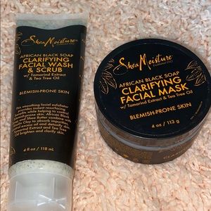 (2-in-1) Shea Moisture Facial Scrub & Mask